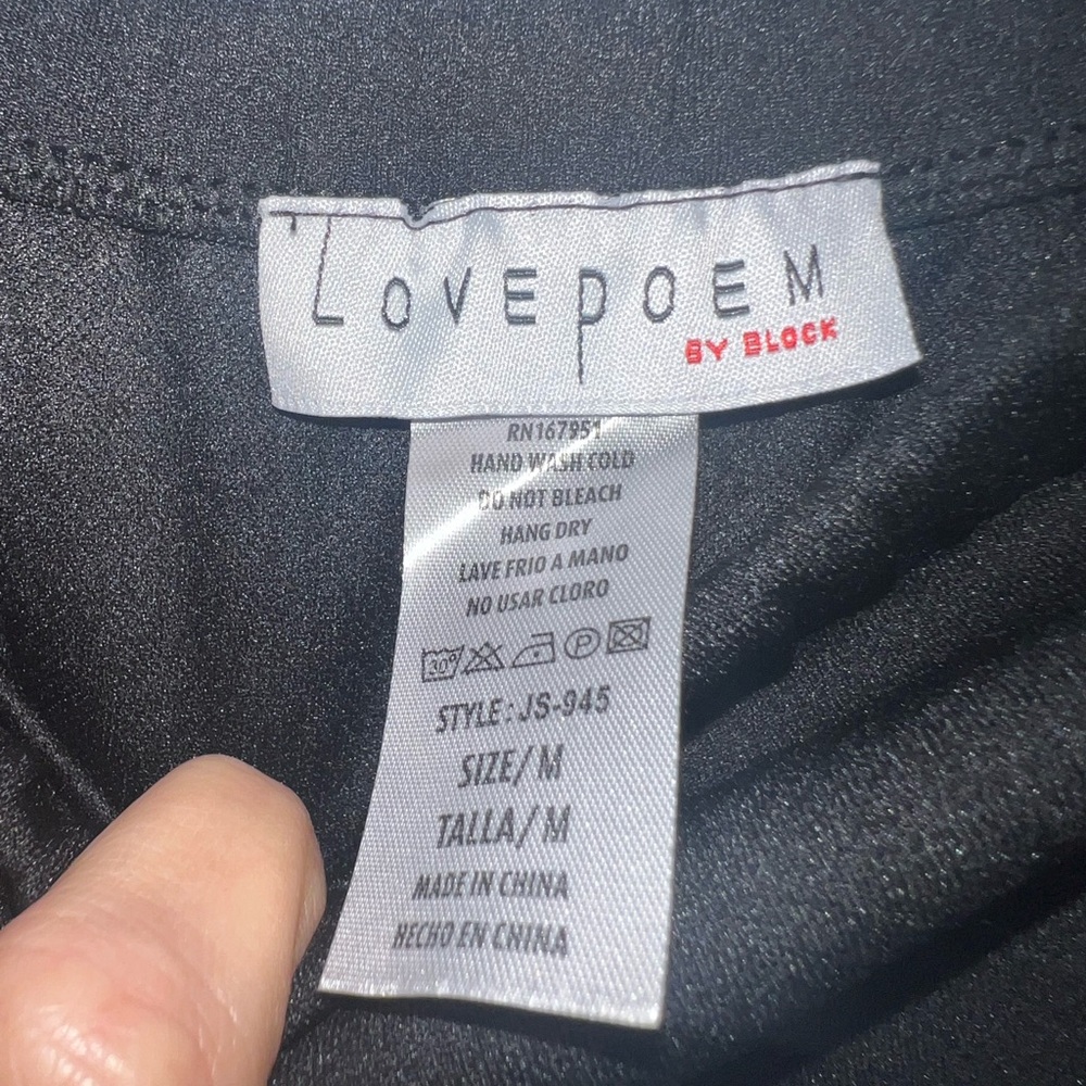 Love poem solid strapless cargo jogger jumpsuit size medium - Picture 7 of 16